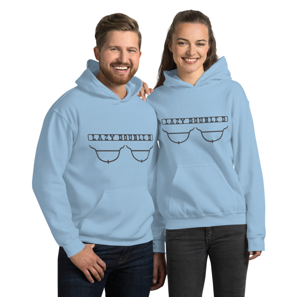 The Lazy Double D Ranch logo Unisex Hoodie