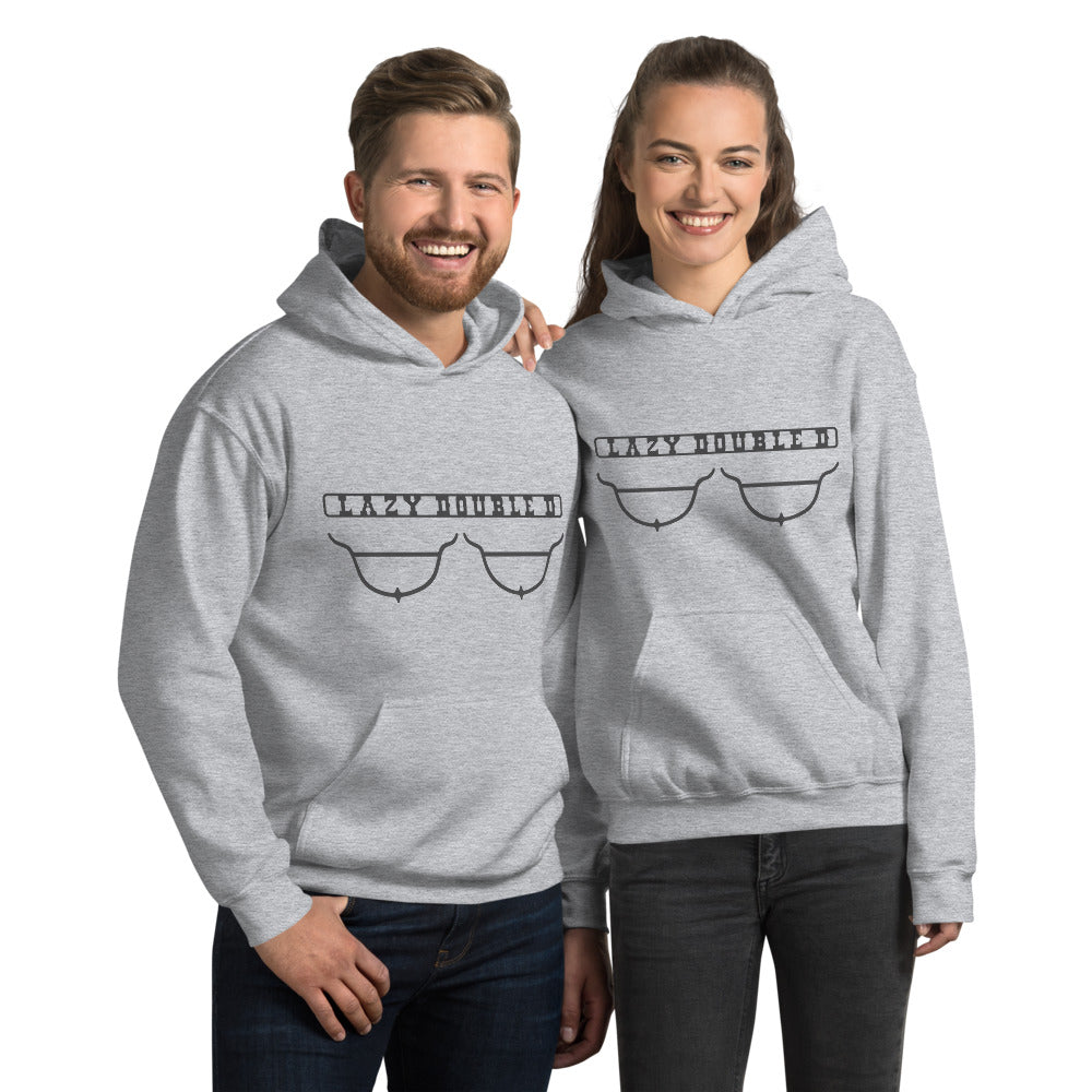 The Lazy Double D Ranch logo Unisex Hoodie