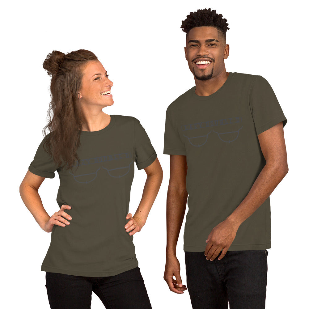 The Lazy Double D Ranch logo Unisex t-shirt